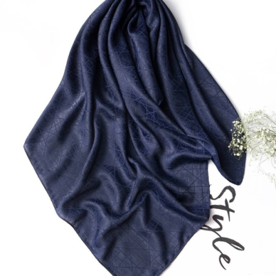 روسری پانو پک سرمه ای