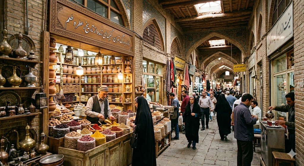 بازار بزرگ تهران: گنجینه‌ای زنده از تاریخ، عطر و طعم